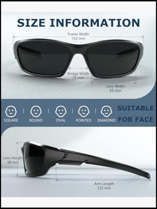 Polarized Sunglasses with UV400 Protection for Sports and Outdoor Activities main image 5
